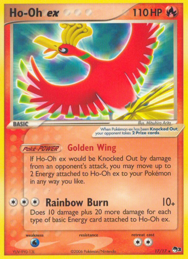 Ho-Oh ex (17/17) (Holo) [POP Series 3] | Anubis Games and Hobby