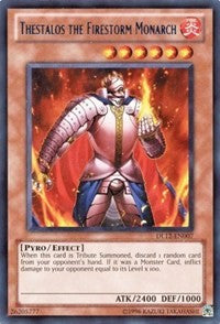 Thestalos the Firestorm Monarch (Red) [Duelist League Promo] [DL12-EN007] | Anubis Games and Hobby