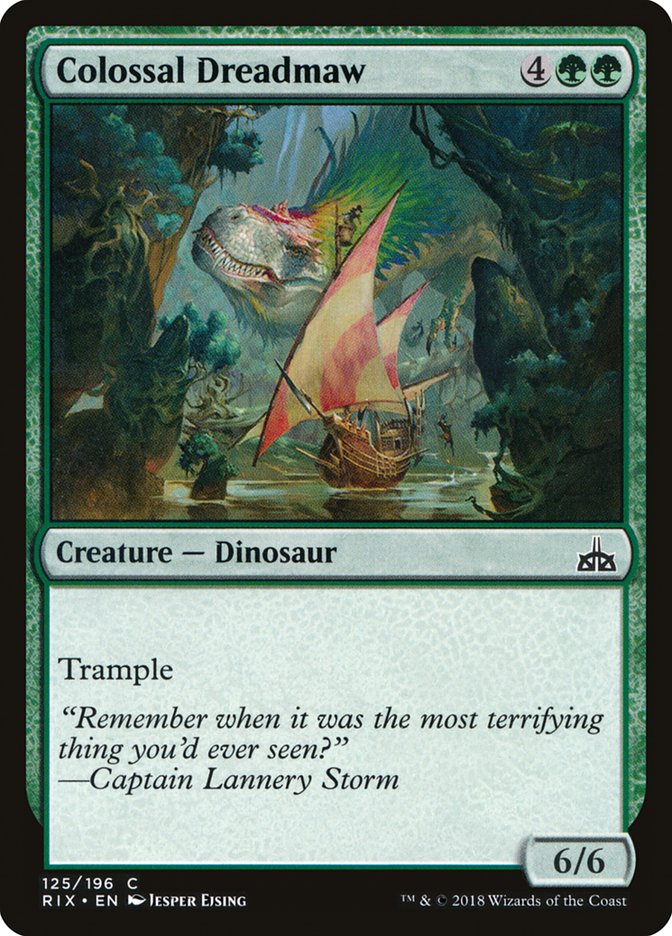 Colossal Dreadmaw [Rivals of Ixalan] | Anubis Games and Hobby