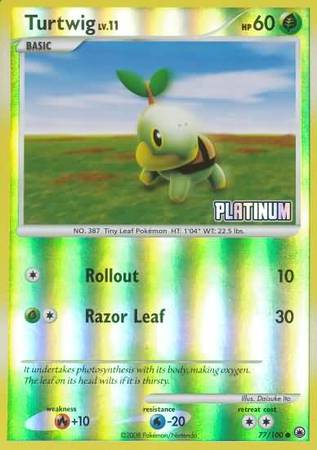 Turtwig (77/100) [Burger King Promos: 2009 Collection] | Anubis Games and Hobby