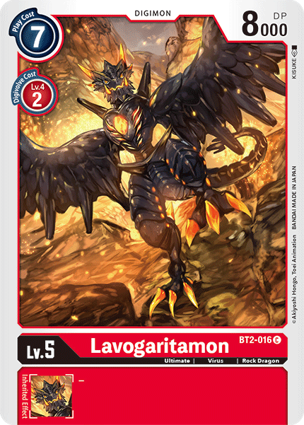 Lavogaritamon [BT2-016] [Release Special Booster Ver.1.5] | Anubis Games and Hobby