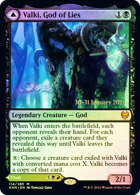Valki, God of Lies // Tibalt, Cosmic Impostor [Kaldheim Prerelease Promos] | Anubis Games and Hobby