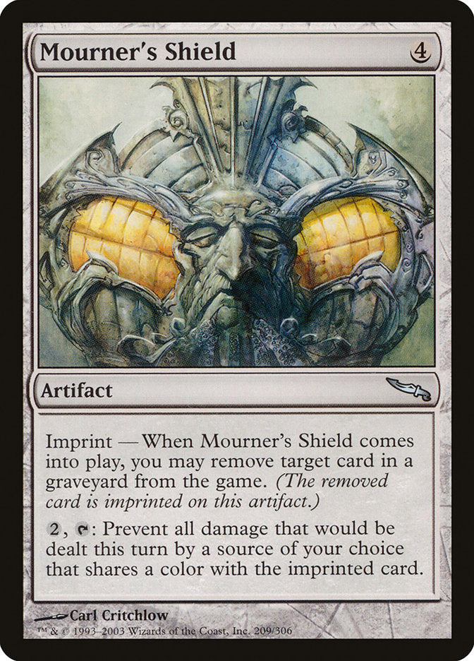 Mourner's Shield [Mirrodin] | Anubis Games and Hobby