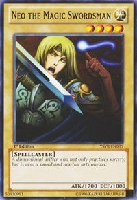 Neo the Magic Swordsman [Starter Deck: Yugi Reloaded] [YSYR-EN005] | Anubis Games and Hobby