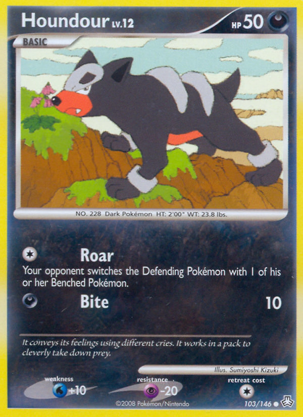 Houndour (103/146) [Diamond & Pearl: Legends Awakened] | Anubis Games and Hobby