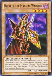 Breaker the Magical Warrior [Starter Deck: Yugi Reloaded] [YSYR-EN015] | Anubis Games and Hobby