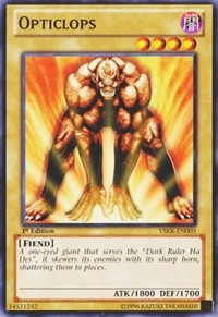 Opticlops [Starter Deck: Kaiba Reloaded] [YSKR-EN005] | Anubis Games and Hobby