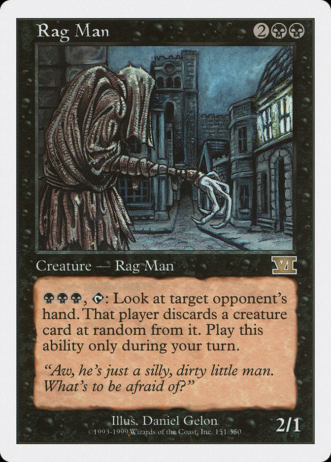 Rag Man [Classic Sixth Edition] | Anubis Games and Hobby