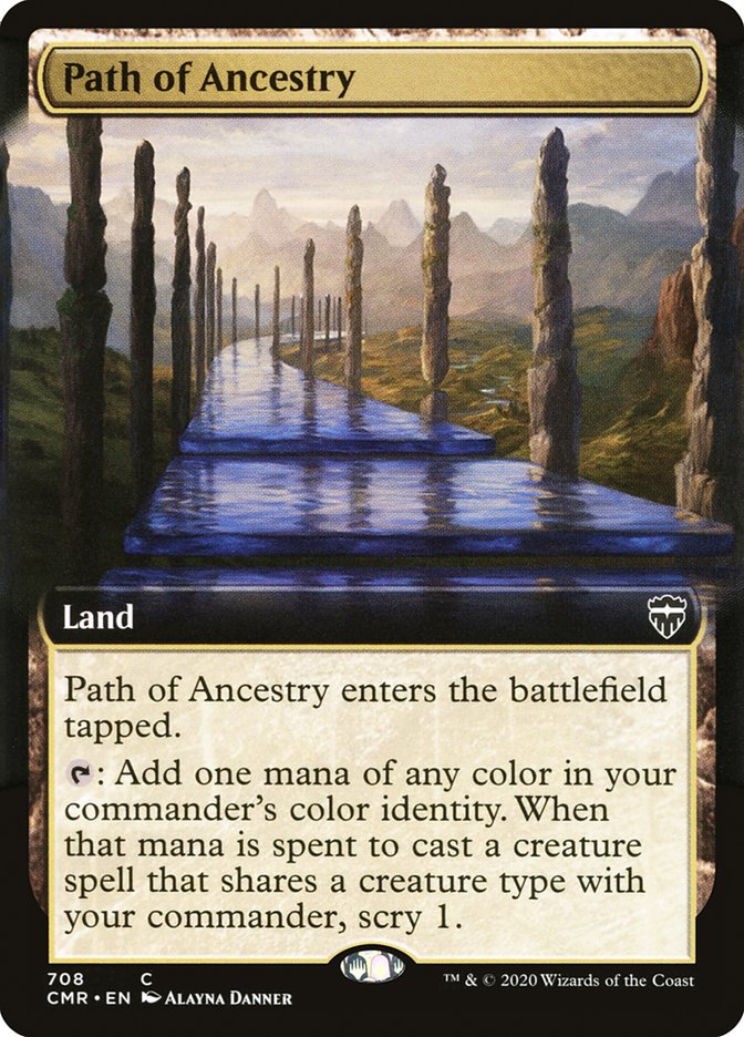 Path of Ancestry (Extended Art) [Commander Legends] | Anubis Games and Hobby