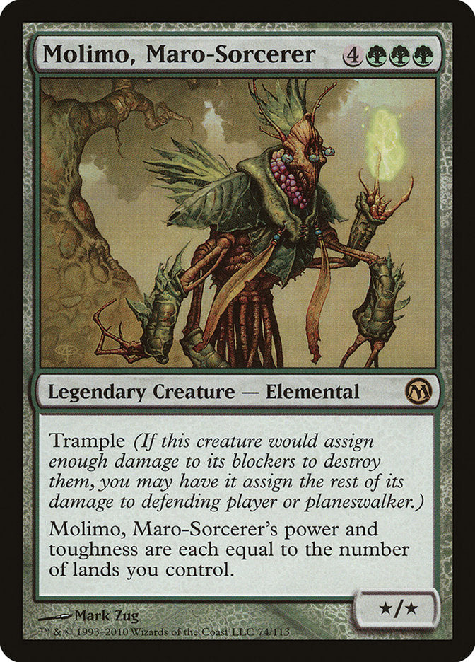 Molimo, Maro-Sorcerer [Duels of the Planeswalkers] | Anubis Games and Hobby