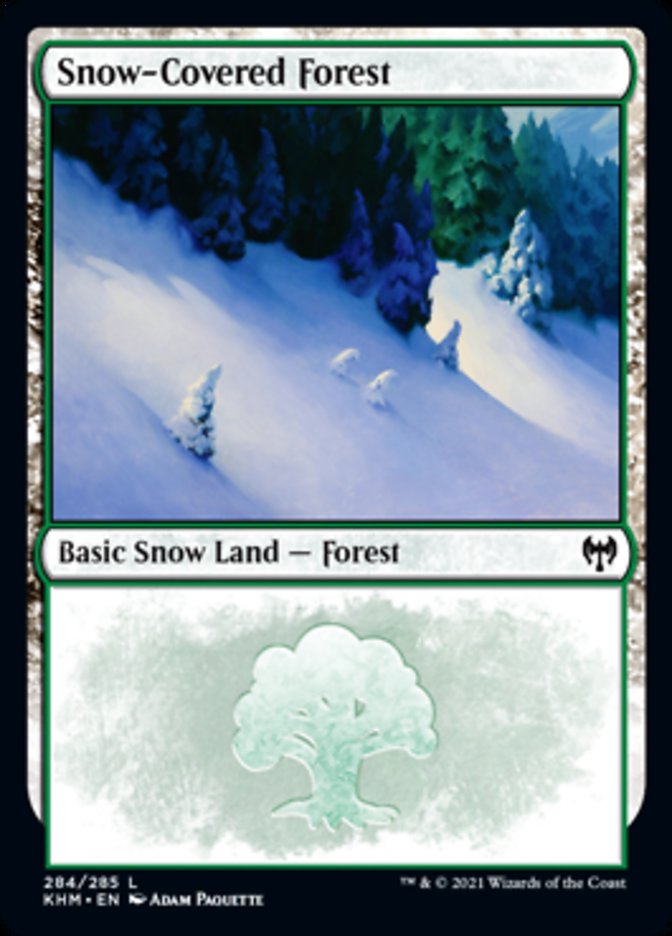 Snow-Covered Forest (284) [Kaldheim] | Anubis Games and Hobby