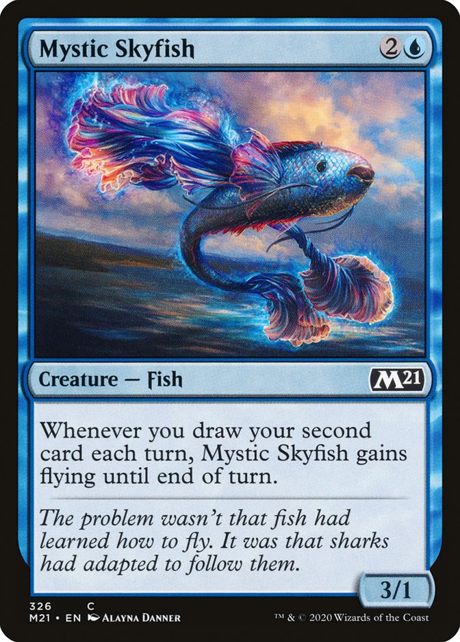 Mystic Skyfish [Core Set 2021] | Anubis Games and Hobby