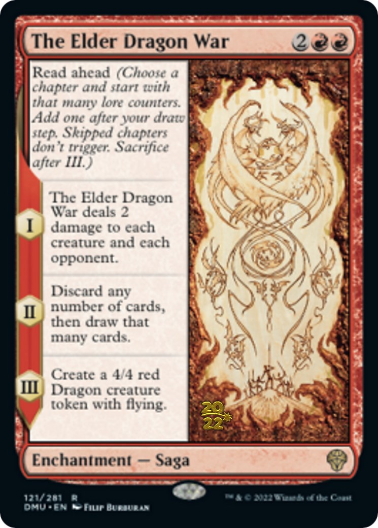 The Elder Dragon War [Dominaria United Prerelease Promos] | Anubis Games and Hobby