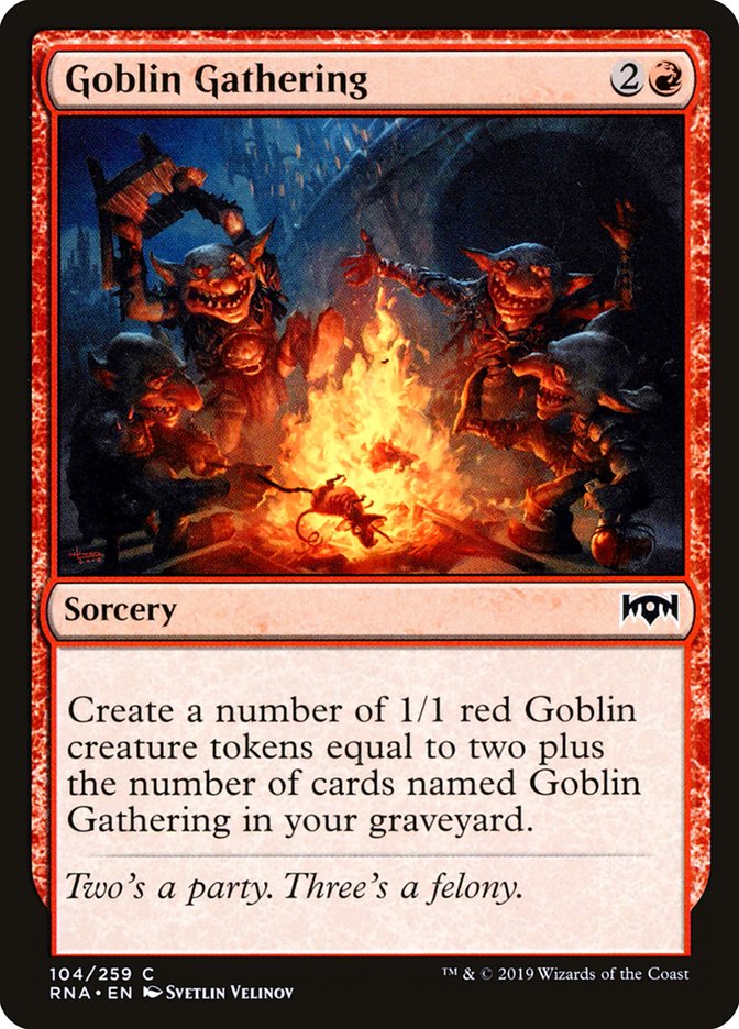 Goblin Gathering [Ravnica Allegiance] | Anubis Games and Hobby