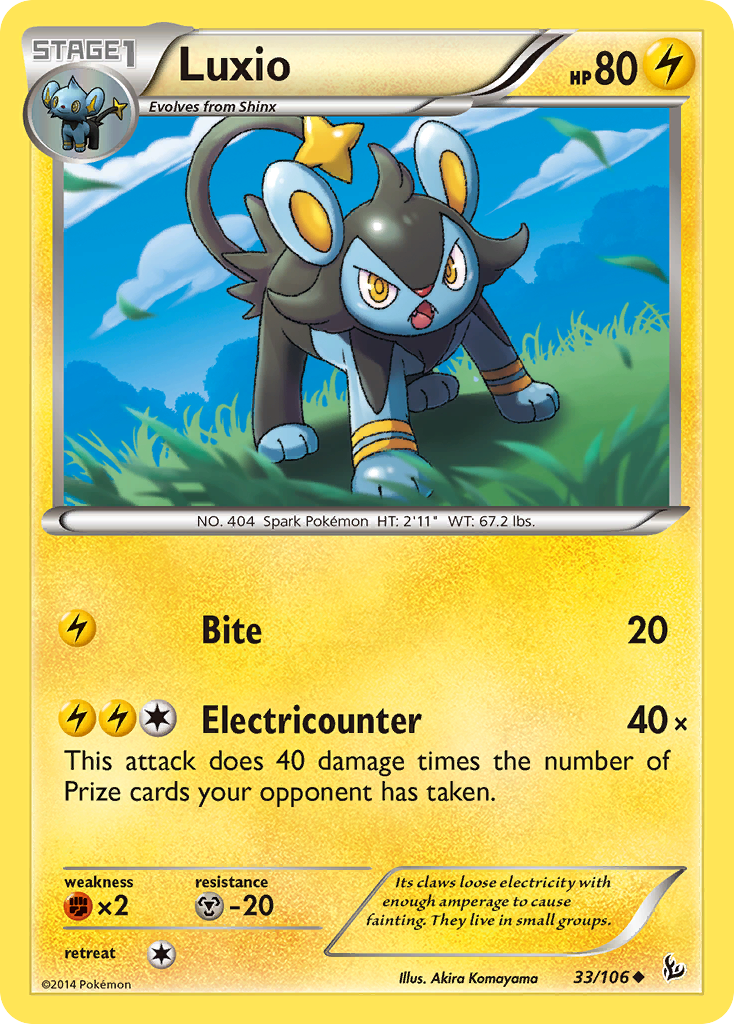 Luxio (33/106) [XY: Flashfire] | Anubis Games and Hobby