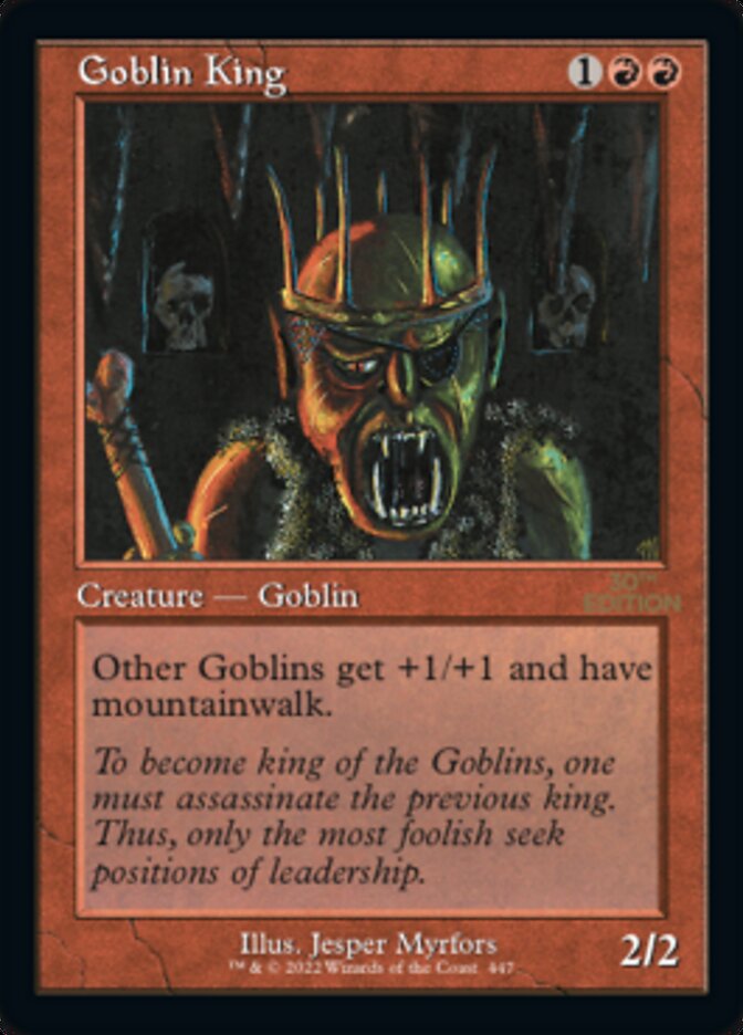 Goblin King (Retro) [30th Anniversary Edition] | Anubis Games and Hobby