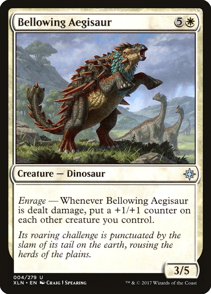Bellowing Aegisaur [Ixalan] | Anubis Games and Hobby