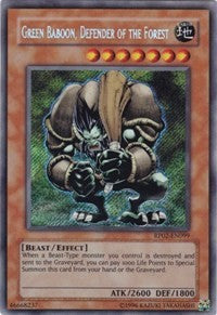 Green Baboon, Defender of the Forest [Retro Pack 2] [RP02-EN099] | Anubis Games and Hobby