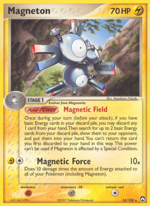 Magneton (16/108) [EX: Power Keepers] | Anubis Games and Hobby