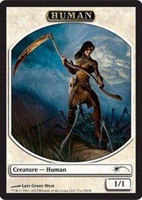 Human // Wolf Token [FNM Promos] | Anubis Games and Hobby