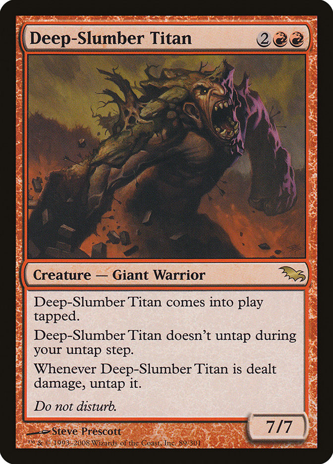 Deep-Slumber Titan [Shadowmoor] | Anubis Games and Hobby