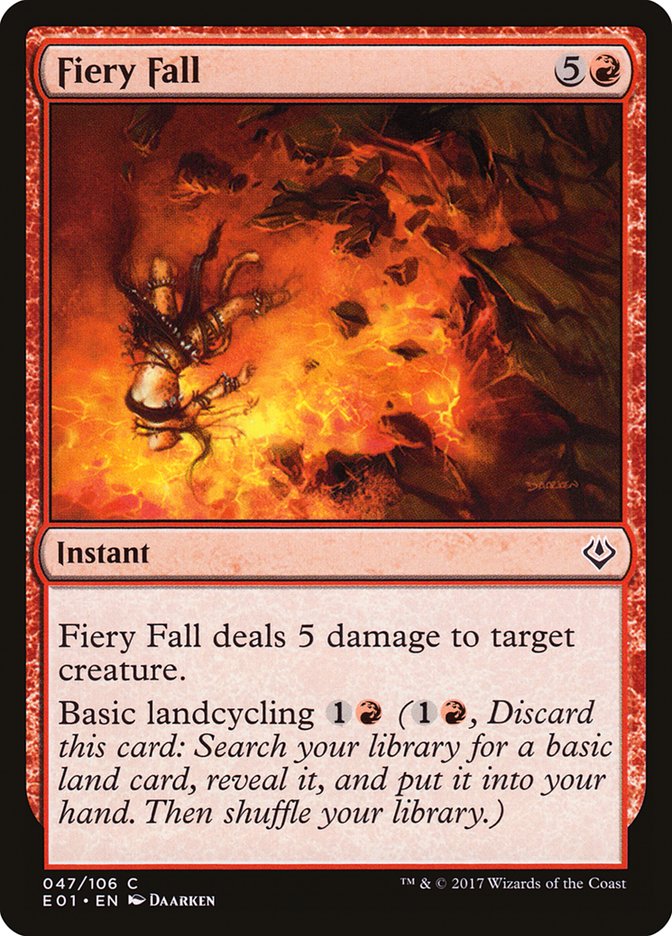 Fiery Fall [Archenemy: Nicol Bolas] | Anubis Games and Hobby