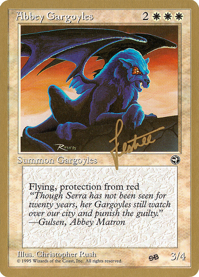 Abbey Gargoyles (Bertrand Lestree) (SB) [Pro Tour Collector Set] | Anubis Games and Hobby