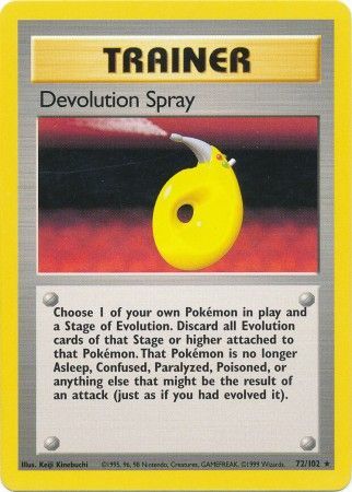 Devolution Spray (72/102) [Base Set Unlimited] | Anubis Games and Hobby