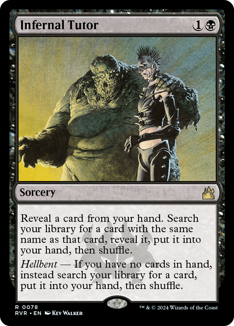 Infernal Tutor [Ravnica Remastered] | Anubis Games and Hobby