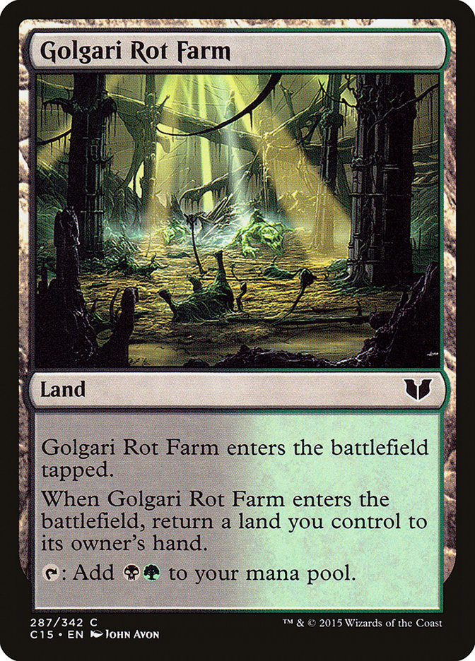 Golgari Rot Farm [Commander 2015] | Anubis Games and Hobby