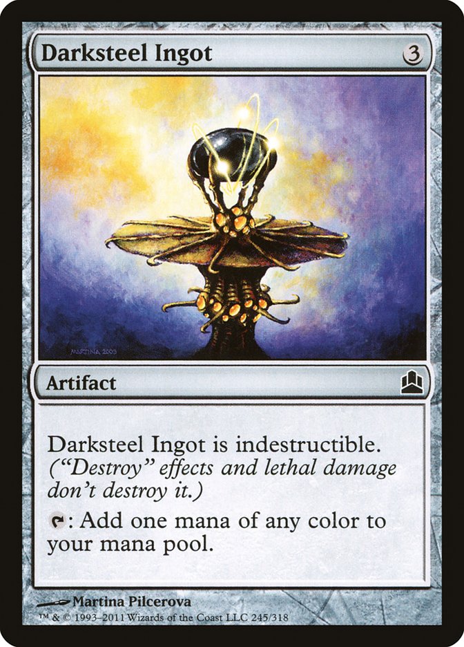 Darksteel Ingot [Commander 2011] | Anubis Games and Hobby