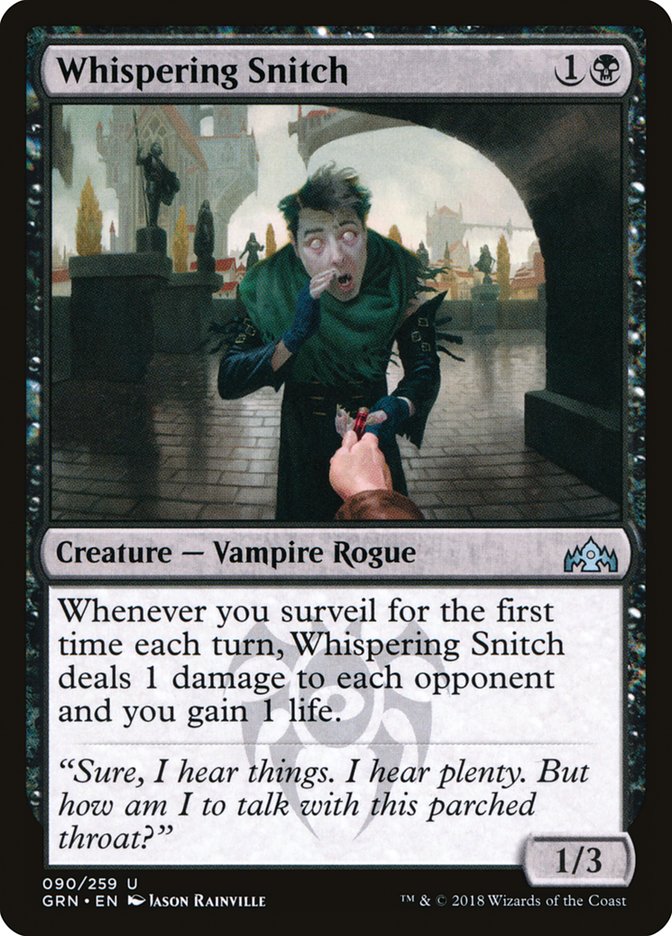 Whispering Snitch [Guilds of Ravnica] | Anubis Games and Hobby