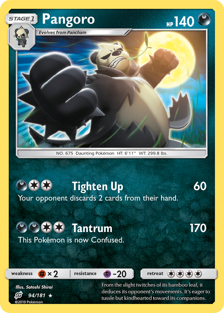 Pangoro (94/181) [Sun & Moon: Team Up] | Anubis Games and Hobby