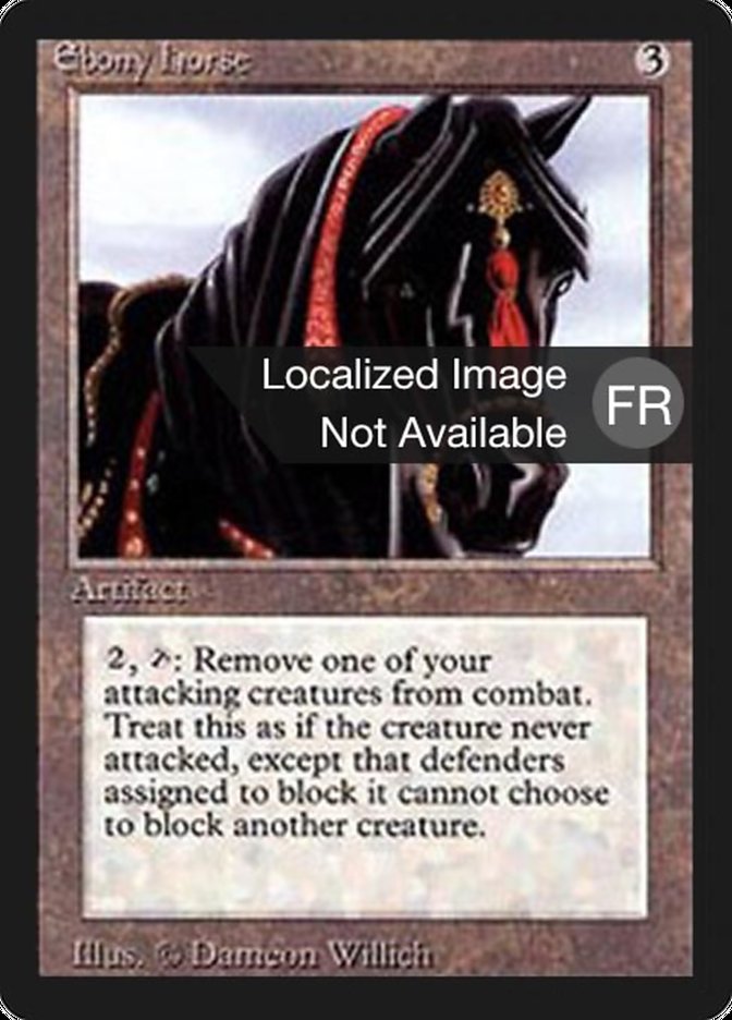 Ebony Horse [Foreign Black Border] | Anubis Games and Hobby