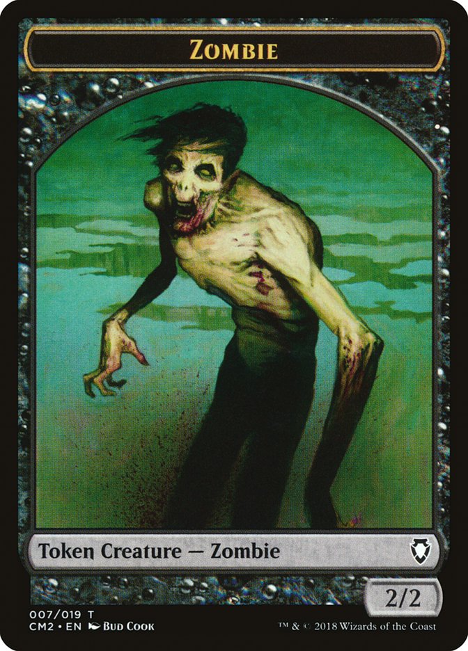 Zombie Token [Commander Anthology Volume II Tokens] | Anubis Games and Hobby