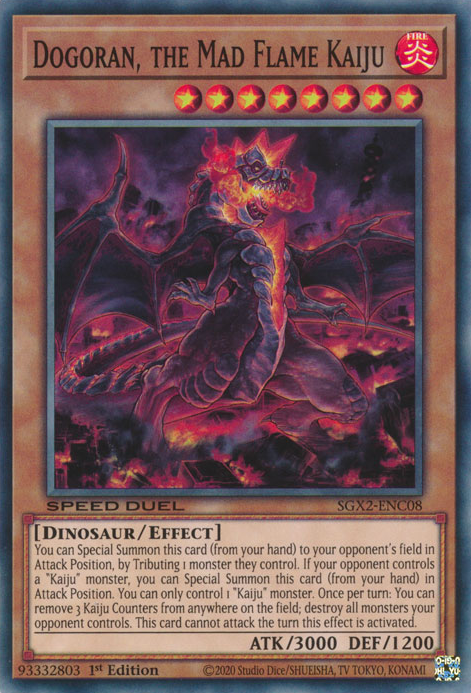 Dogoran, the Mad Flame Kaiju [SGX2-ENC08] Common | Anubis Games and Hobby