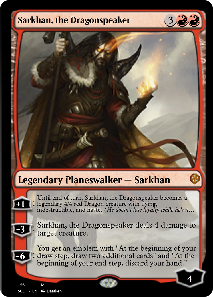 Sarkhan, the Dragonspeaker [Starter Commander Decks] | Anubis Games and Hobby