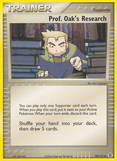 Prof. Oak's Research (98/112) [EX: FireRed & LeafGreen] | Anubis Games and Hobby