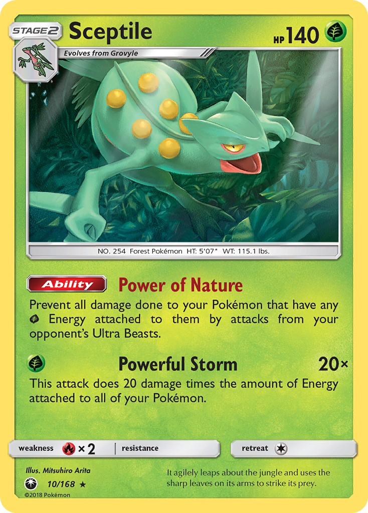 Sceptile (10/168) [Sun & Moon: Celestial Storm] | Anubis Games and Hobby