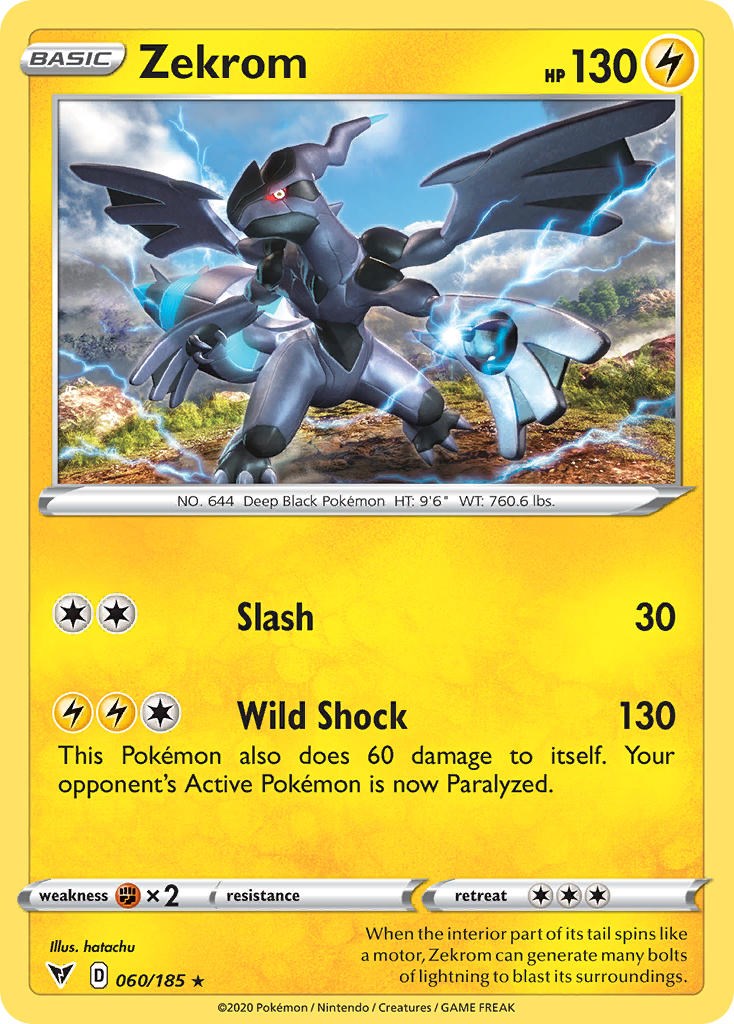 Zekrom (060/185) (Cosmos Holo) [Sword & Shield: Black Star Promos] | Anubis Games and Hobby