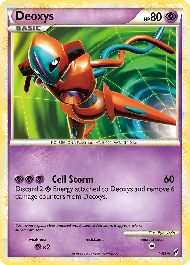 Deoxys (2/95) [HeartGold & SoulSilver: Call of Legends] | Anubis Games and Hobby