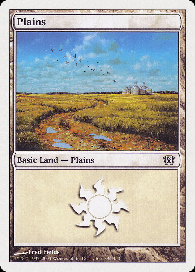 Plains (334) [Eighth Edition] | Anubis Games and Hobby