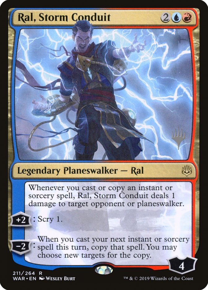 Ral, Storm Conduit (Promo Pack) [War of the Spark Promos] | Anubis Games and Hobby