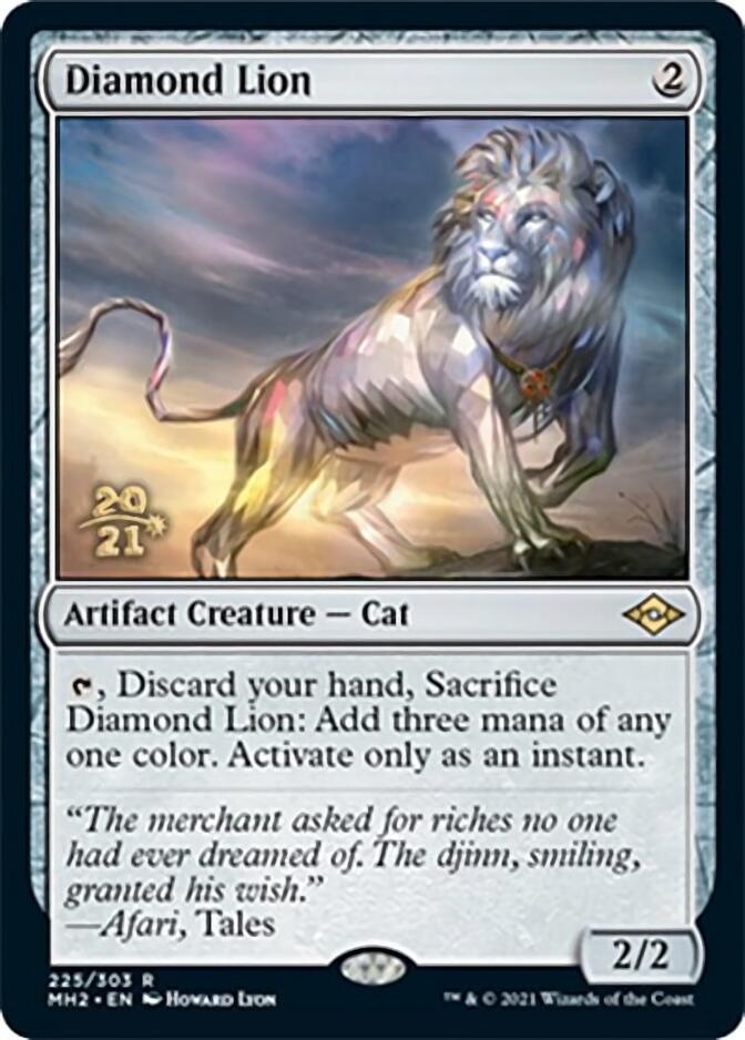 Diamond Lion [Modern Horizons 2 Prerelease Promos] | Anubis Games and Hobby