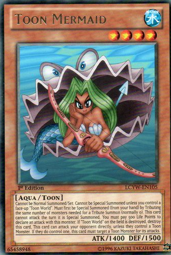 Toon Mermaid [LCYW-EN105] Rare | Anubis Games and Hobby