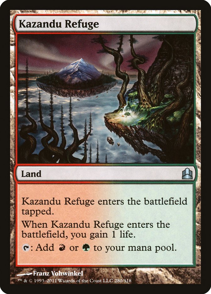 Kazandu Refuge [Commander 2011] | Anubis Games and Hobby