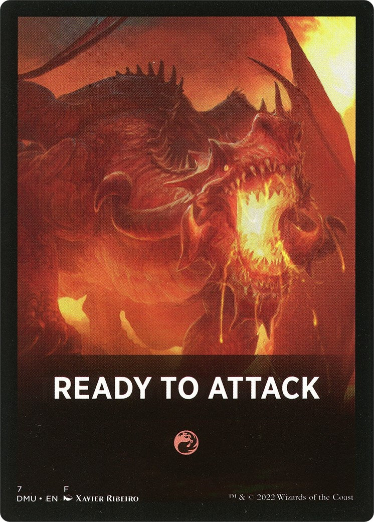 Ready to Attack Theme Card [Dominaria United Tokens] | Anubis Games and Hobby