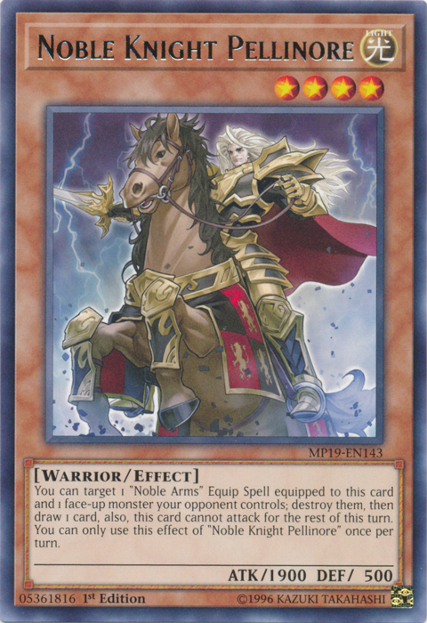 Noble Knight Pellinore [MP19-EN143] Rare | Anubis Games and Hobby