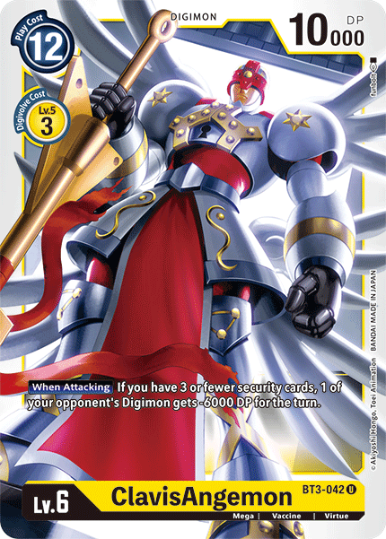 ClavisAngemon [BT3-042] [Release Special Booster Ver.1.5] | Anubis Games and Hobby