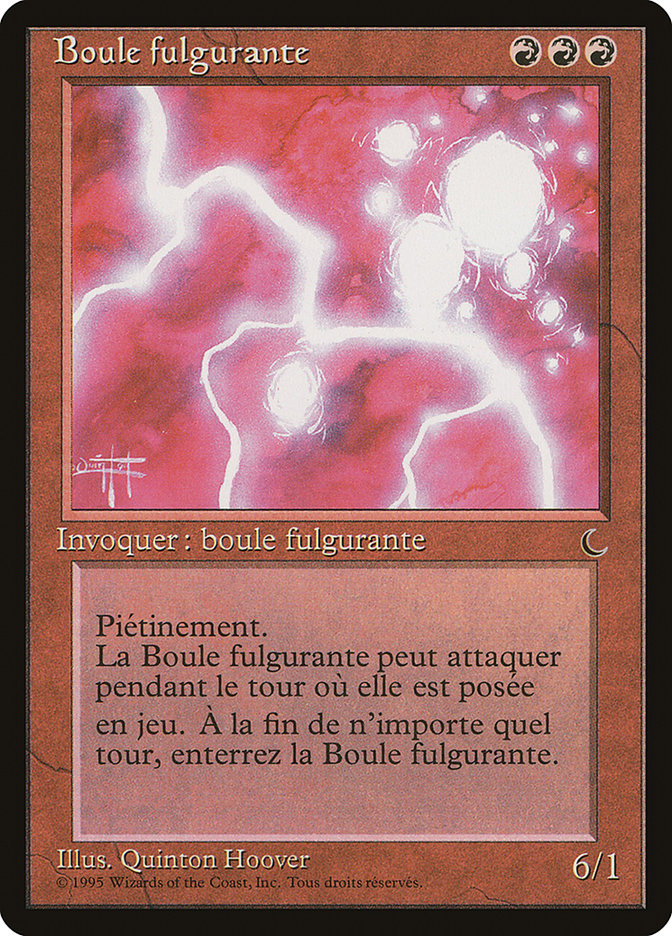 Ball Lightning (French) - "Boule fulgurante" [Renaissance] | Anubis Games and Hobby